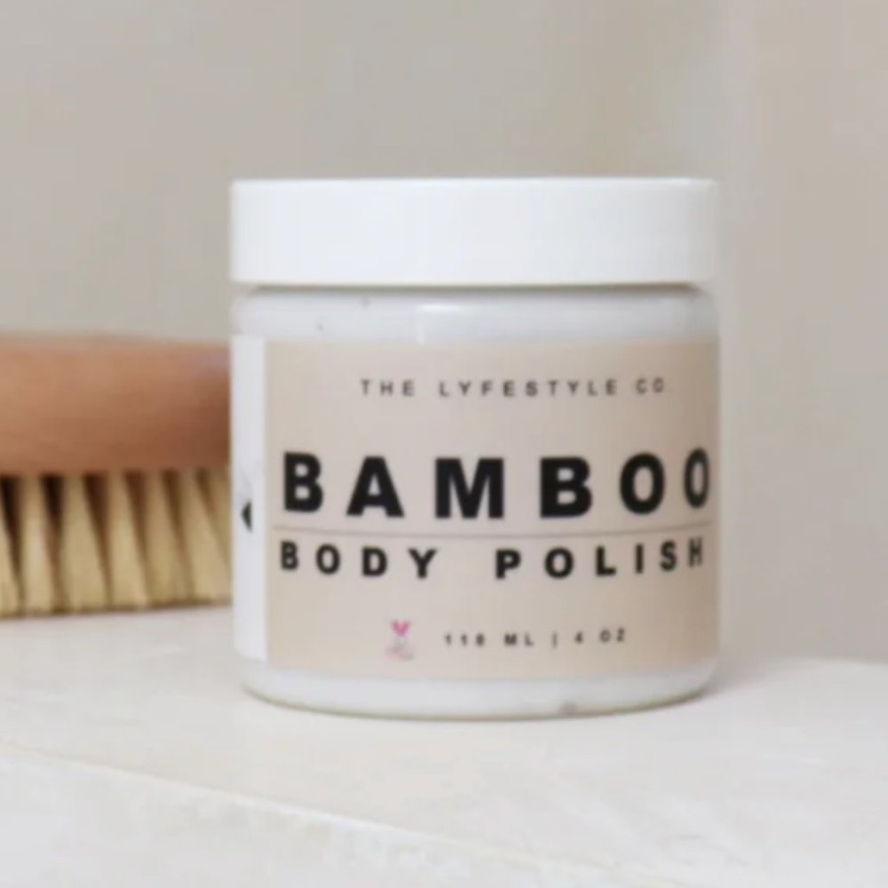 The Lyfestyle Co Bamboo Body Polish NEW